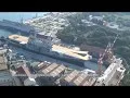Nave Cavour entra in bacino Ferrati