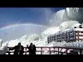 Spectacular views of ice-covered Niagara Falls