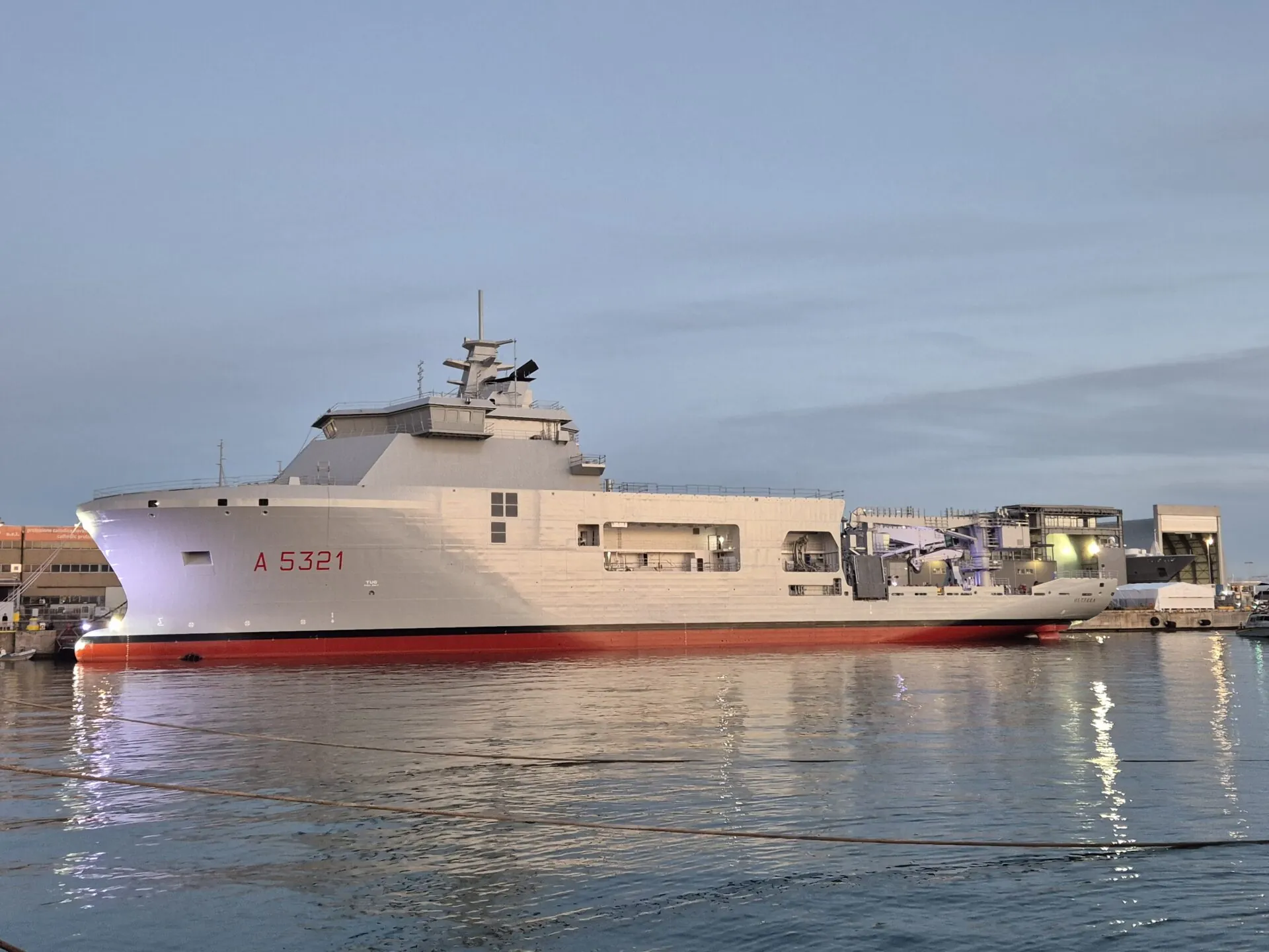 Celebrato da T.Mariotti il varo di nave Olterra
