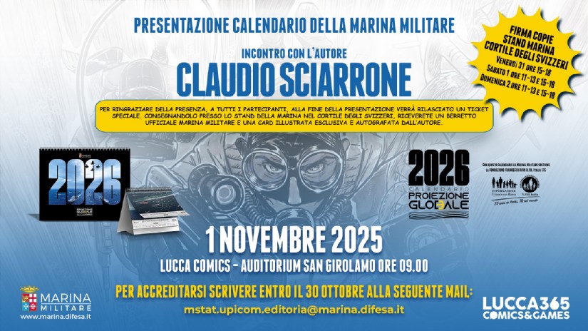 La Marina al Lucca Comics 2025