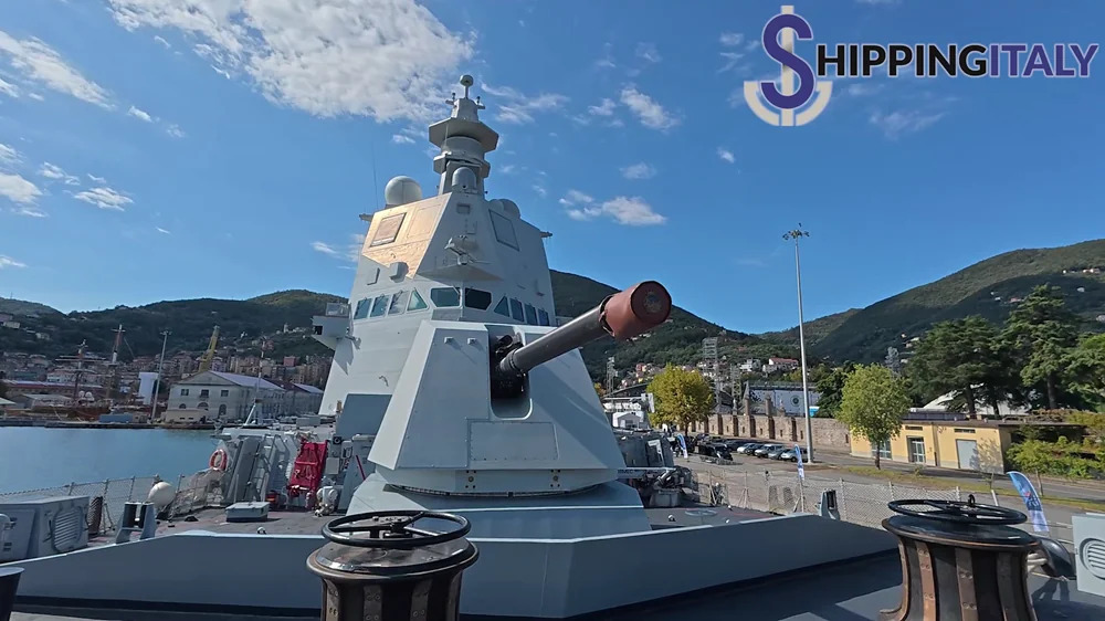 A bordo di Nave Raimondo Montecuccoli, il nuovo volto operativo della Marina Militare (Video)