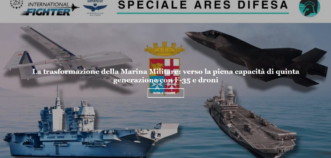 La trasformazione della Marina Militare: verso la piena capacità di quinta generazione con F-35 e droni