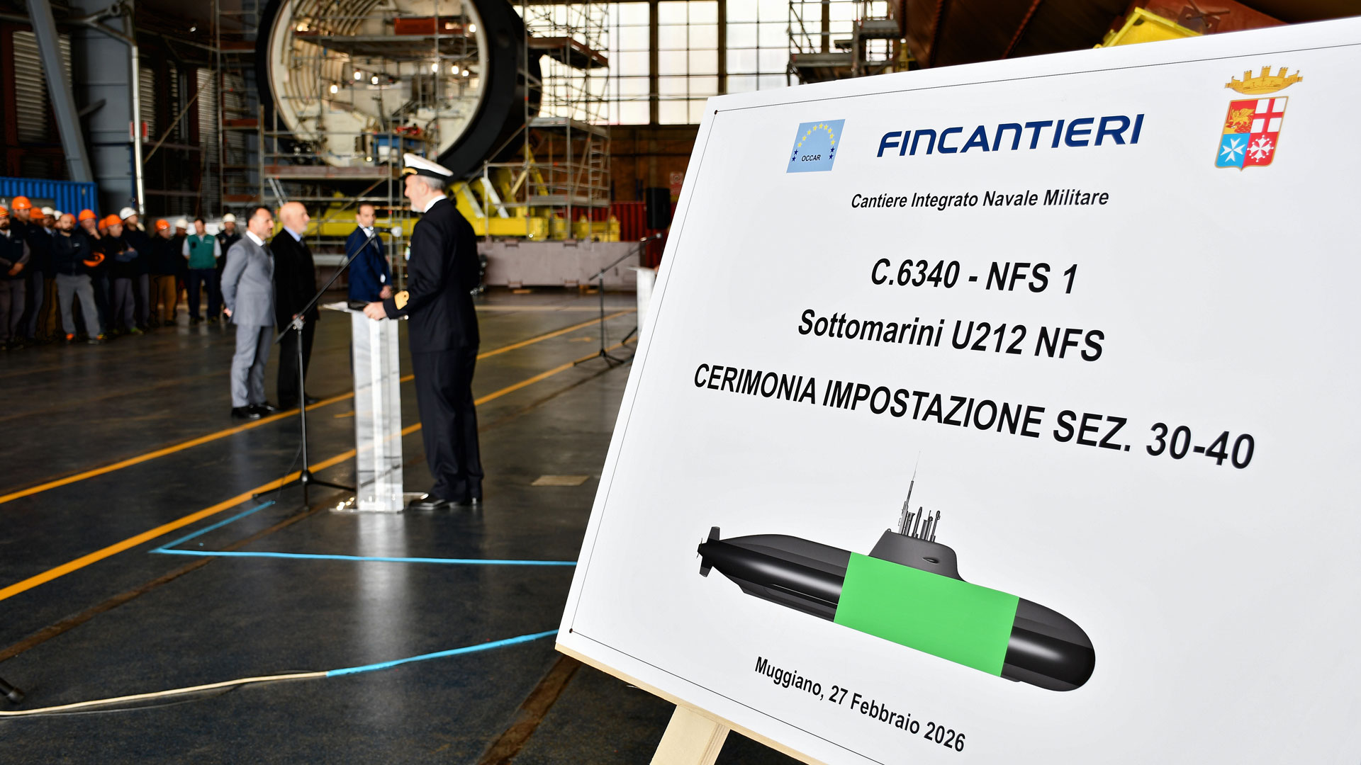 U212 NFS: un passo concreto verso la nuova generazione di sottomarini della Marina