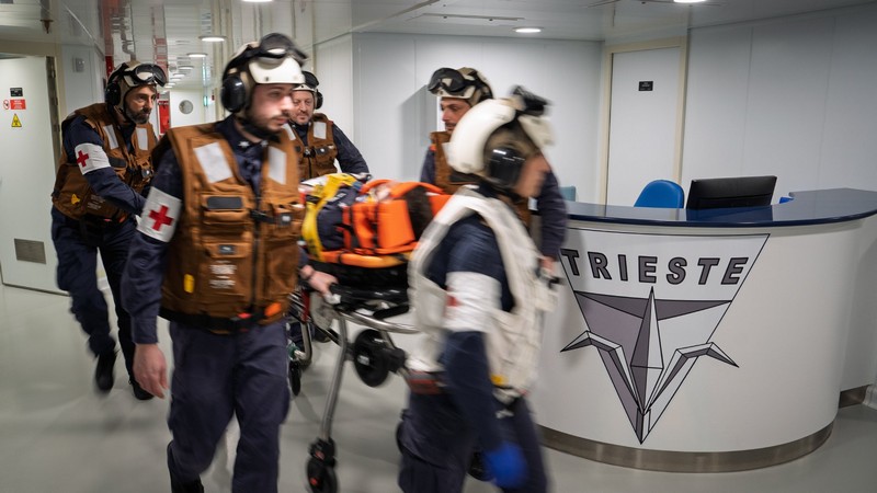 Le capacità sanitarie di Nave Trieste