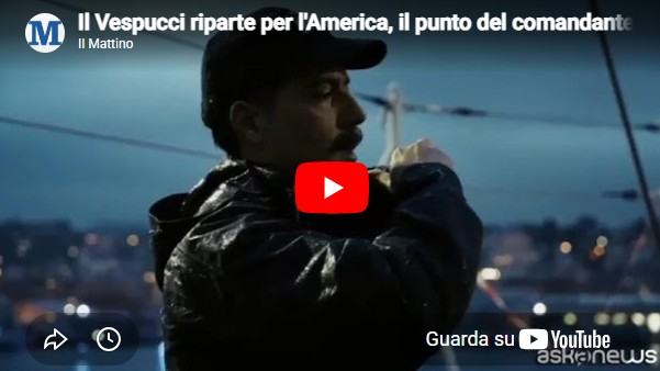 Il Vespucci riparte per l’America, il punto del comandante Falica