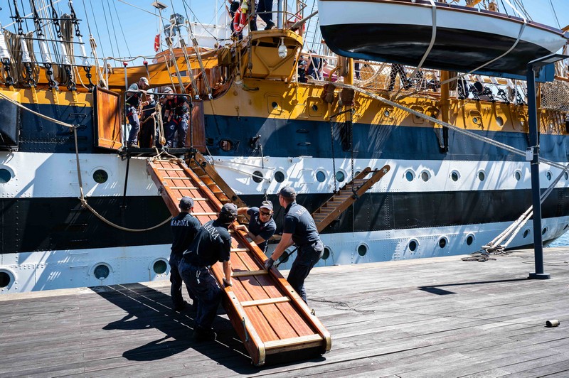 Tour Mondiale Amerigo Vespucci – Campagna in Nord America 2026. Dopo 29 giorni di traversata dell’Atlantico Nave Amerigo Vespucci arriva a Baltimora – Maryland – Stati Uniti