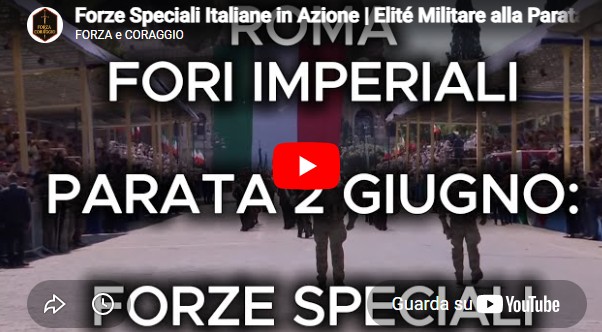 Forze Speciali Italiane in Azione | Elité Militare alla Parata del 2 Giugno – INCURSORI – COMSUBIN..
