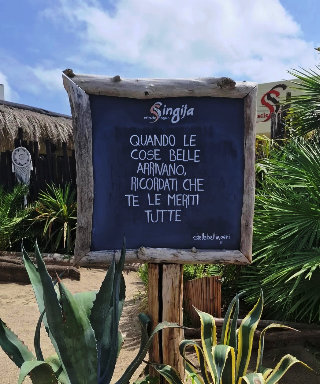 Quando le cose belle arrivano, ricordati che te le meriti tutte