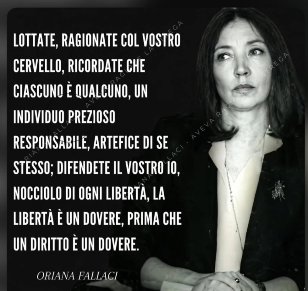 Lottate, ragionate col vostro cervello, ricordate che ciascuno è qualcuno, un individuo prezioso responsabile, artefice di se stesso …