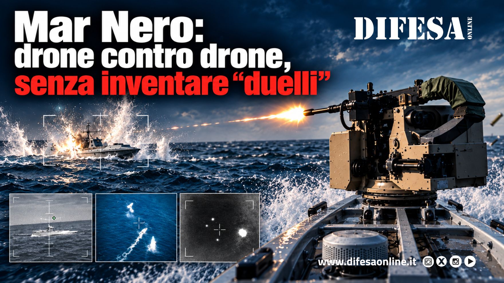 Mar Nero: drone contro drone, senza inventare “duelli”