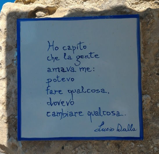 Ho capito che la gente amava me: potevo fare qualcosa. dovevo cambiare qualcosa.