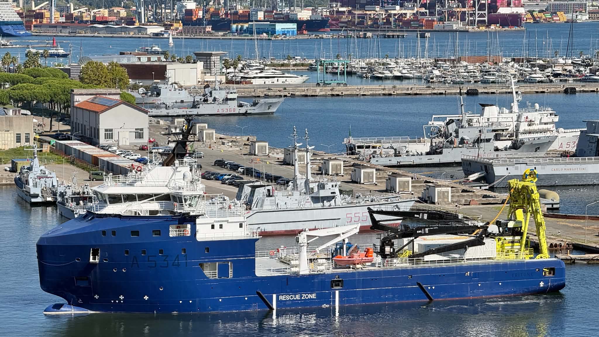 Nave Tritone al Simposio della Marina sul Seapower a Venezia con a bordo l’innovativo sistema SAVER